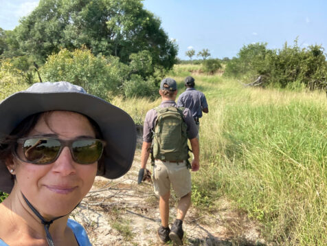 walking safari in south africa